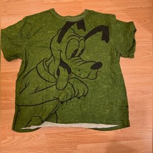 Disney Green Womens Pluto Tee. Size X Large